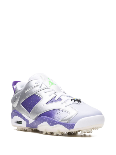Jordan Air  6 Low Golf "u.s. Open" Sneakers In Silver