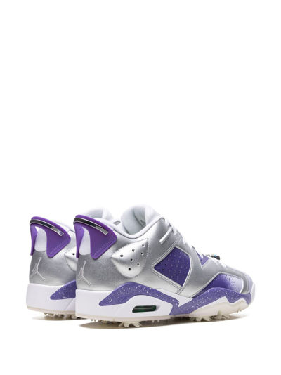 Jordan Air  6 Low Golf "u.s. Open" Sneakers In Silver