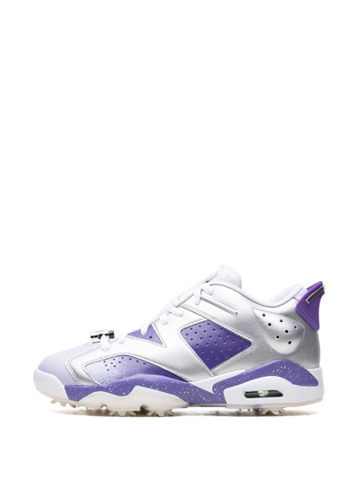 Jordan Air  6 Low Golf "u.s. Open" Sneakers In Silver