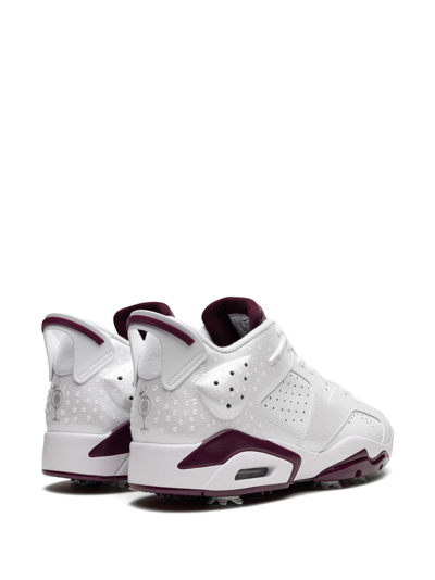 Jordan Air  6 Golf Nrg "bordeaux" Sneakers In White