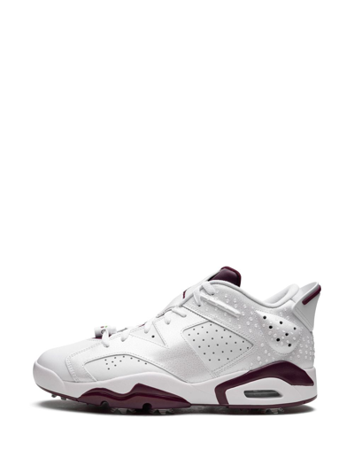 Jordan Air  6 Golf Nrg "bordeaux" Sneakers In White