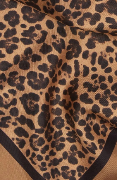 Shop Valentino Dégradé Leopard Print Twill Scarf In An2 Animalier