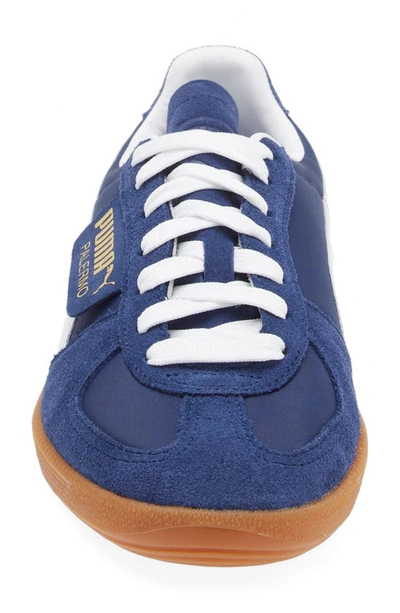 Shop Puma Palermo Sneaker In New Navy- White-gold