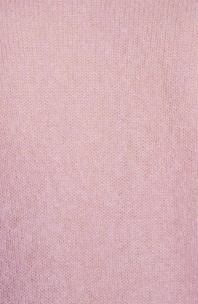 Shop Tom Ford V-neck Mohair Blend Sweater In Pink Lavender