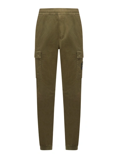 Shop Stone Island Cargo Pant In Green