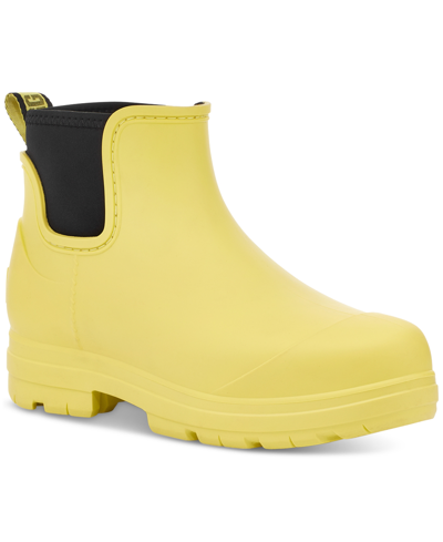Shop Ugg Women's Droplet Lug-sole Waterproof Rain Boots In Pearfect