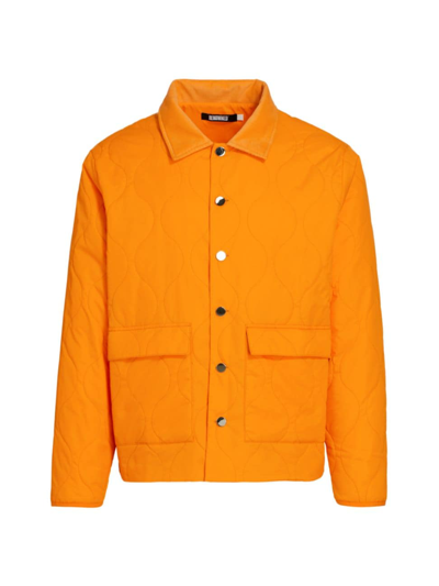 Shop Renowned Men's Military Lining Jacket In Orange