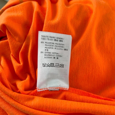 Pre-owned Balenciaga Lanugages Logo Print Cotton T Shirt