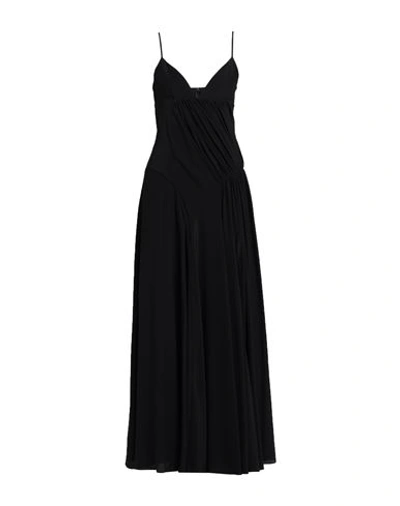 Shop Giovanni Bedin Woman Maxi Dress Black Size 0 Silk