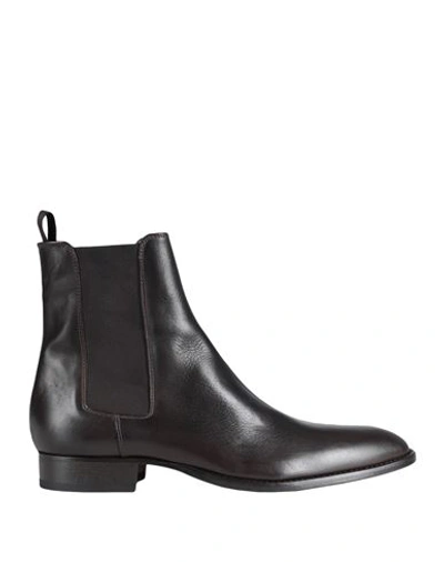 Shop Lemaré Man Ankle Boots Dark Brown Size 9 Soft Leather