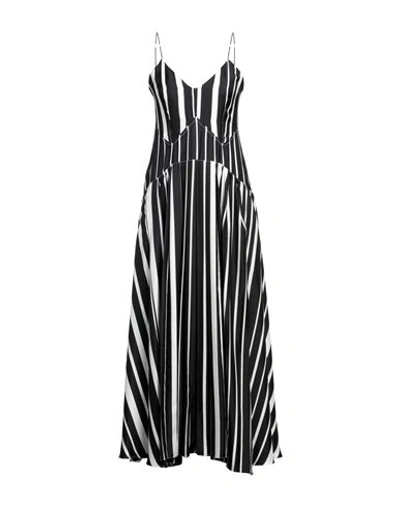 Shop Victoria Beckham Woman Maxi Dress Black Size 0 Silk