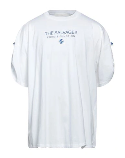 Shop The Salvages Man T-shirt White Size Onesize Cotton