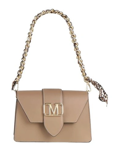 Shop Marc Ellis Woman Handbag Dove Grey Size - Soft Leather