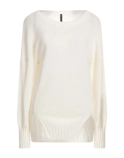 Shop Manila Grace Woman Sweater Ivory Size L Polyamide, Wool, Alpaca Wool In White