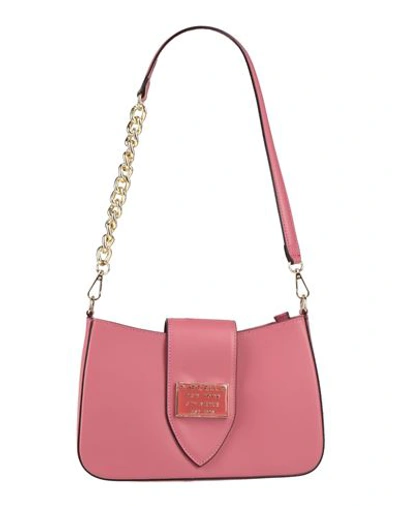 Shop Marc Ellis Woman Shoulder Bag Pastel Pink Size - Soft Leather