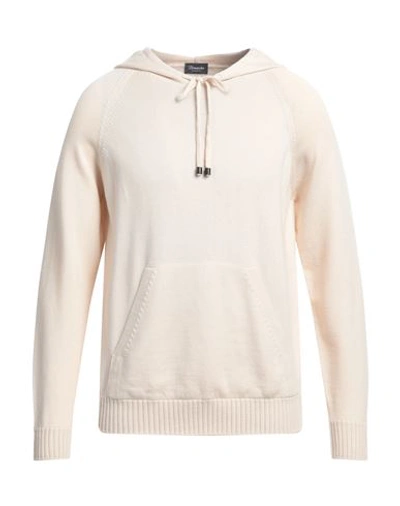 Drumohr Man Sweater Beige Size 48 Merino Wool In Beige