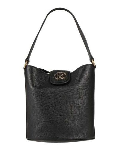 Shop Roberto Cavalli Woman Handbag Black Size - Soft Leather