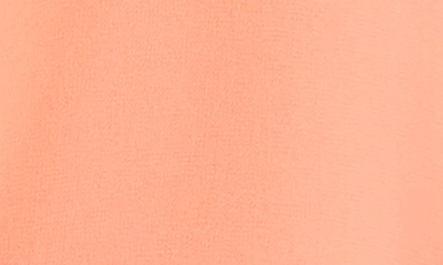 Shop 1.state Flutter Sleeve Split Neck Chiffon Blouse In Persimmon Orange