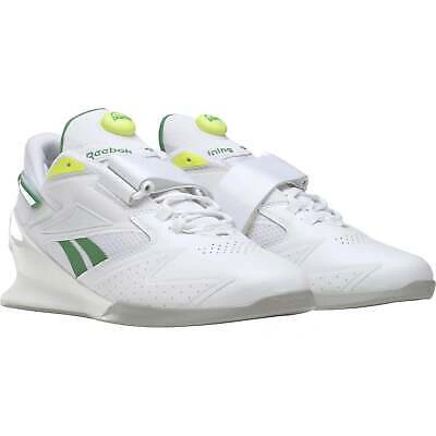 Shop Pre-owned Reebok Mens Legacy Lifter Iii Weightlifting Shoes Trainers & Crossfit In Weiss