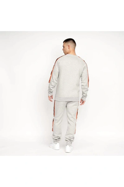 Shop Crosshatch Mens Grassmeere Sweatshirt In Grey