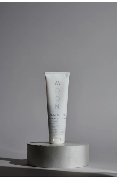Moon Platinum Advanced Teeth Whitening Fluoride Toothpaste In Ivory
