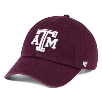 Shop 47 ' Maroon Texas A&m Aggies Vintage Clean Up Adjustable Hat