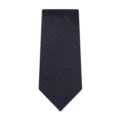 Shop Dolce & Gabbana 8-cm Silk Jacquard Blade Tie In Navy_blue