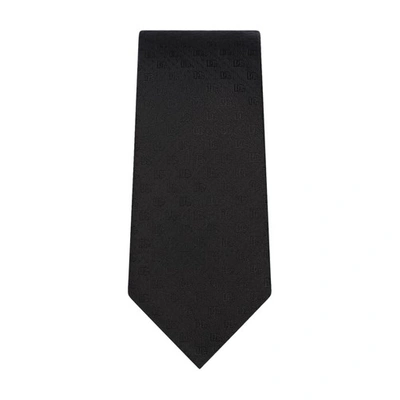 Shop Dolce & Gabbana 8-cm Silk Jacquard Blade Tie In Black