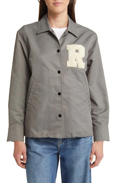 Shop Rag & Bone Rand Recycled Nylon Jacket In Darkgrey