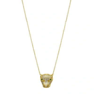 Shop Adornia Crystal Jaguar Necklace Gold