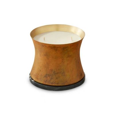 Shop Tom Dixon Underground Candle Large In Brown