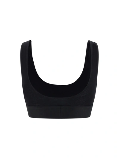 Black Classic Logo Sport Bra