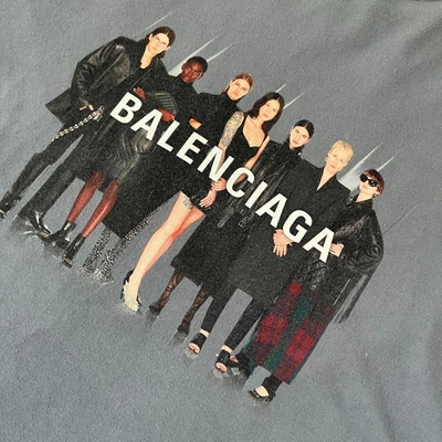 Pre-owned Balenciaga Real  Family Photo T Shirt