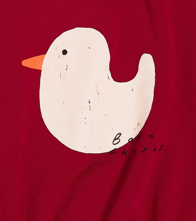 Shop Bobo Choses Rubber Duck Cotton Jersey Sweatshirt In Red