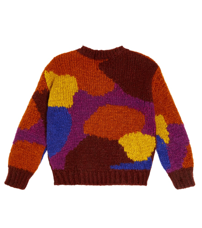 Shop Bobo Choses Intarsia Sweater In Multicoloured