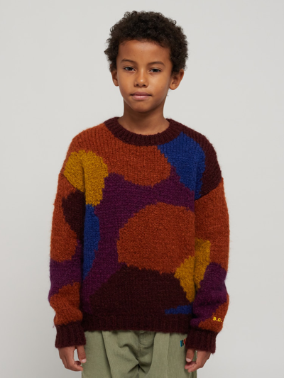 Shop Bobo Choses Intarsia Sweater In Multicoloured