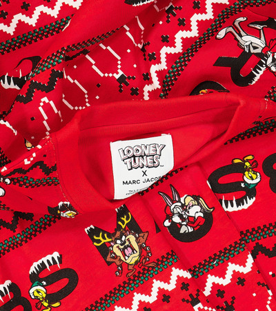 Shop Marc Jacobs X Looney Tunes Cotton Pajamas In Red