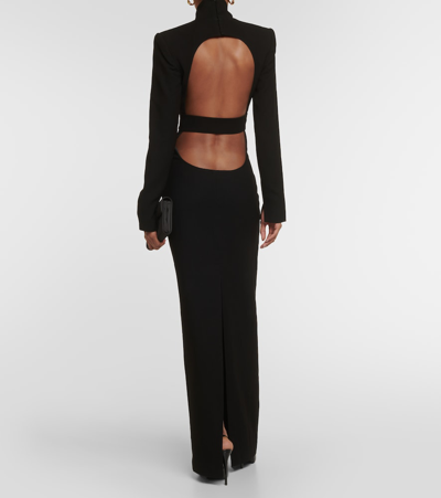 MONOT CUTOUT CRÊPE MAXI DRESS 