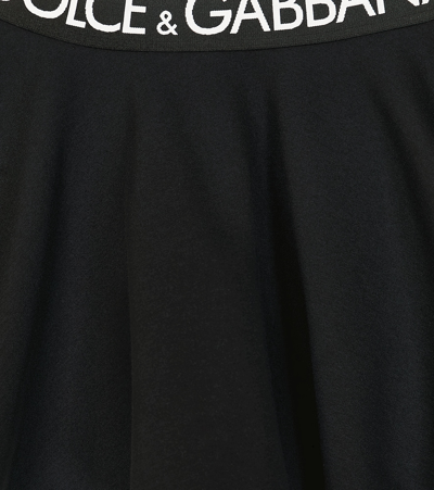 Shop Dolce & Gabbana Scuba Skirt In Black