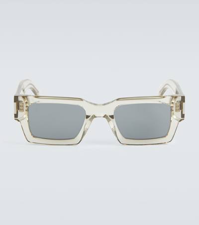 Saint Laurent 572 Sharp Square Sunglasses