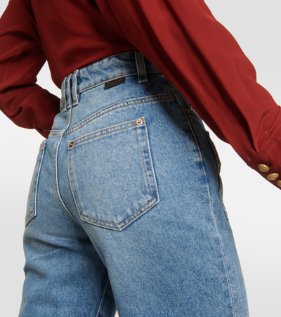 Balmain Flared Jeans In Blue