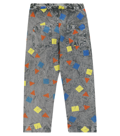 Bobo Choses Printed Jeans In Grey