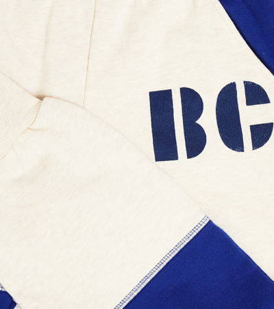 Shop Bobo Choses B.c Printed Cotton Sweatpants In Beige