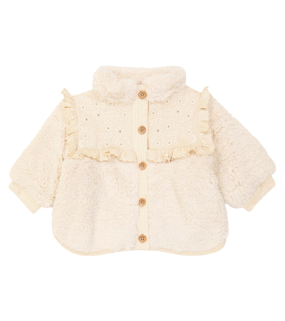 Shop Louise Misha Baby Rosanna Faux Fur Jacket In White