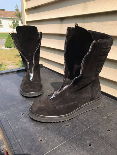 Rick owens suede on sale boots