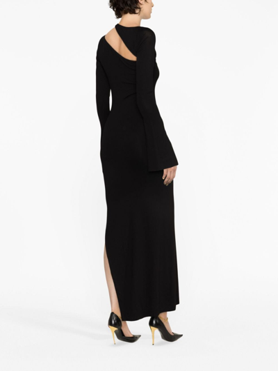 Shop Manurí Sandy Cut-out Maxi Dress In Black