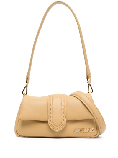 Shop Jacquemus Le Petit Bambimou Shoulder Bag In Brown