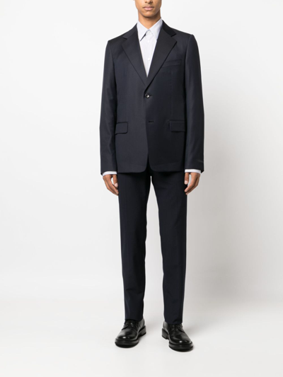 Lanvin Grid-pattern Cotton Shirt In Grey