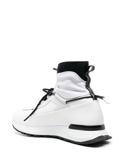 Shop Canada Goose Glacier Trail High-top Sneakers In White