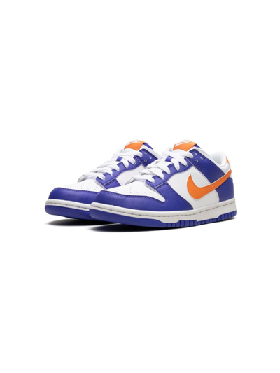 Shop Nike Dunk Low "knicks" Sneakers In Blue